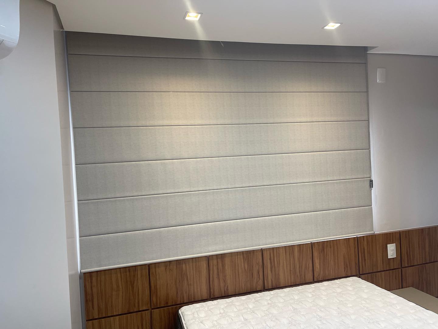 Persiana romana instalada em ambiente Will Decor
